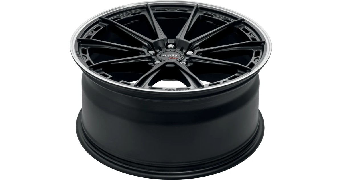 Jante ALU, Dotz  Sonoma Black matt/ Polished lip 9.5X20 5/ 112 ET44, Alésage 70.1