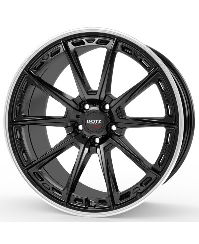 Jante ALU, Dotz Sonoma Black matt/ Polished lip 9.5X20 5/ 114.3 ET45, Alésage 64.1