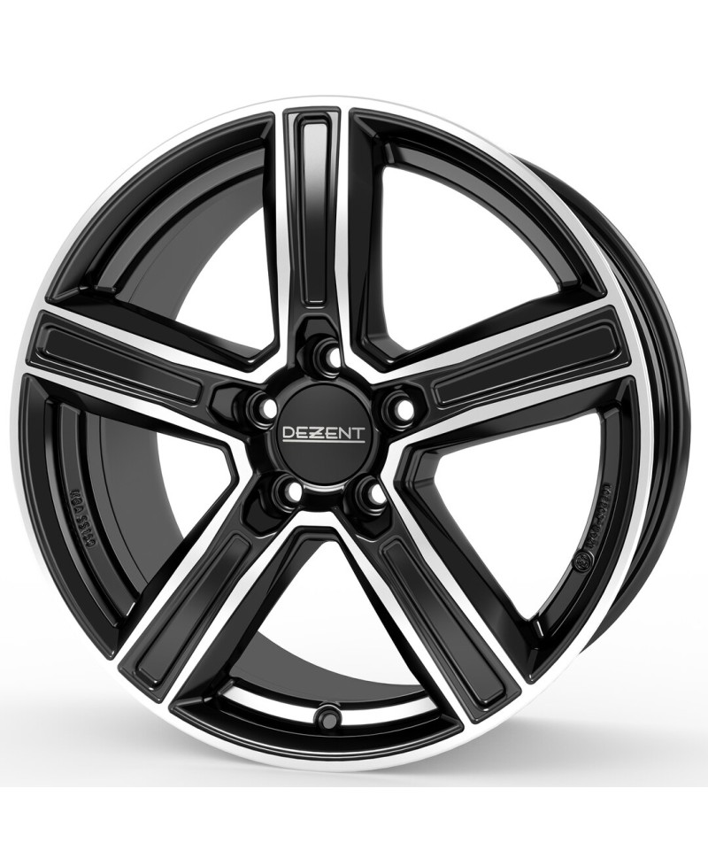 Jante Alu Dezent, KG Black Polished 8x19 5x112 ET34 , Alésage 66.6