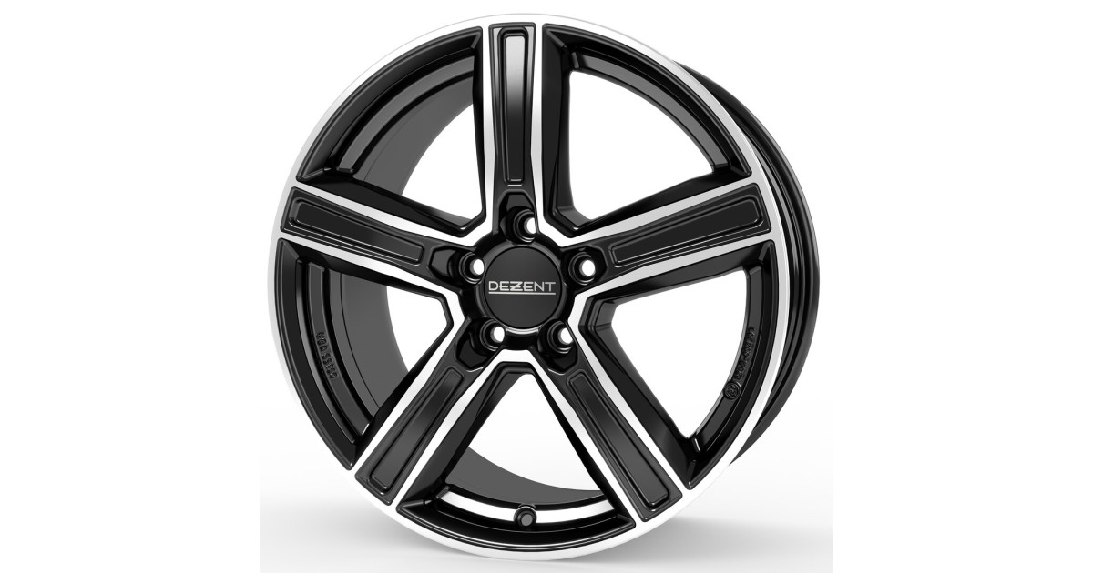 Jante Alu Dezent, KG Black Polished 8x19 5x112 ET34 , Alésage 66.6