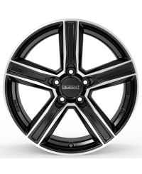 Jante Alu Dezent, KG Black Polished 8x19 5x112 ET34 , Alésage 66.6