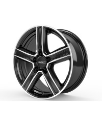 Jante Alu Dezent, KG Black Polished 8x19 5x112 ET34 , Alésage 66.6