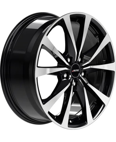 Jante Alu Autec Brixen , Black Polished 7,5x18 5x114.3 ET50 , Alésage 67.10