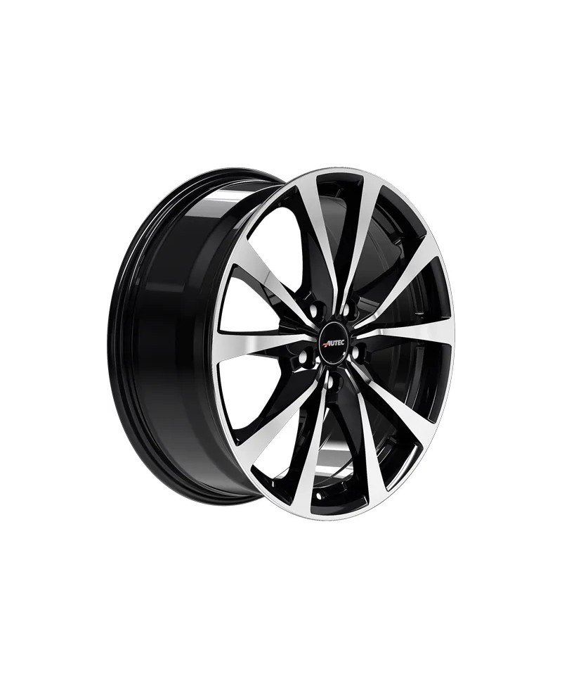 Jante Alu Autec Brixen , Black Polished 7,5x18 5x114.3 ET50 , Alésage 67.10