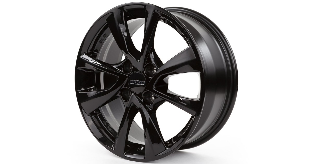 Jante Alu  OXXO Oberon 4 Black (OX07) 6,5x16 4x100 ET45, Alésage 60.1