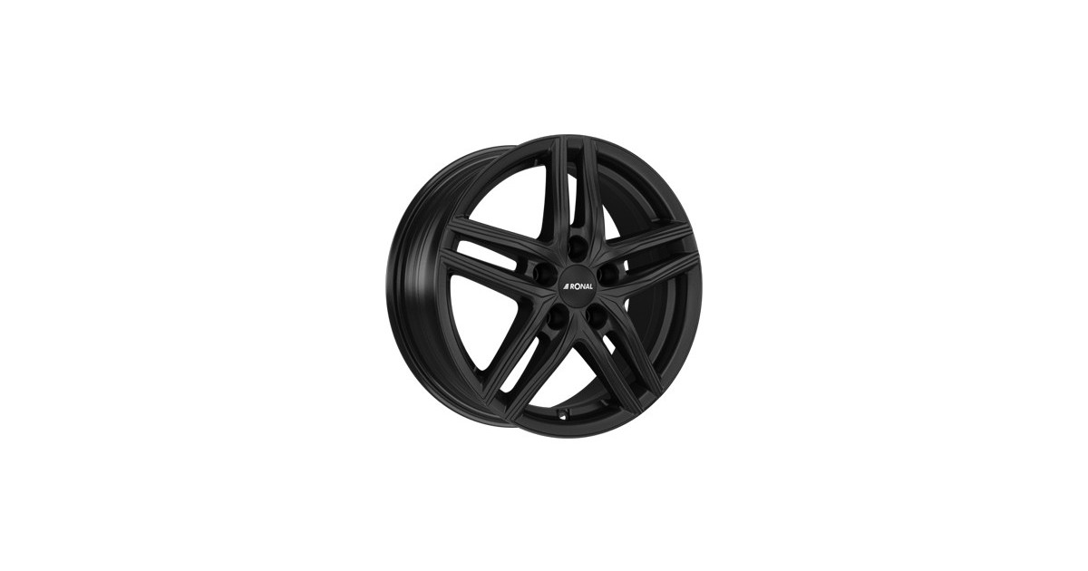 Jante ALU, Ronal R65/JBM/ET40 JETBLACK-MATT, 6.50X16 5/100 ET40, Alésage 68