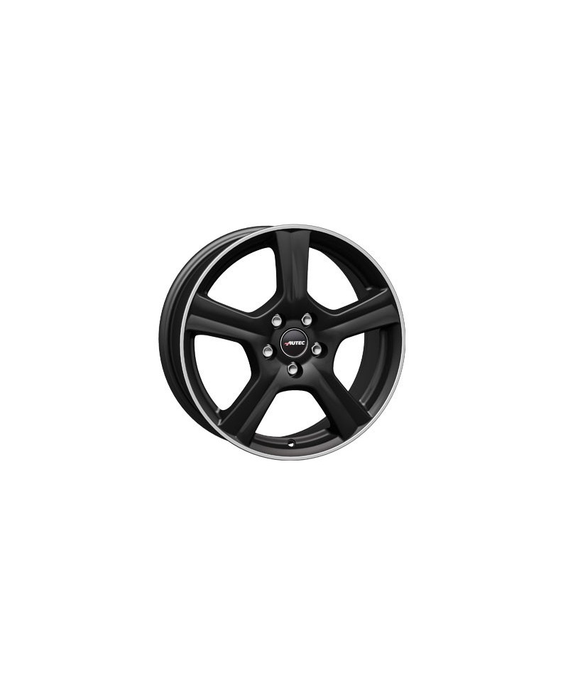 Jante ALU, Autec I/SMP/ET50 Schwarz matt poliert, 6X16 4/100 ET50, Alésage 60.1