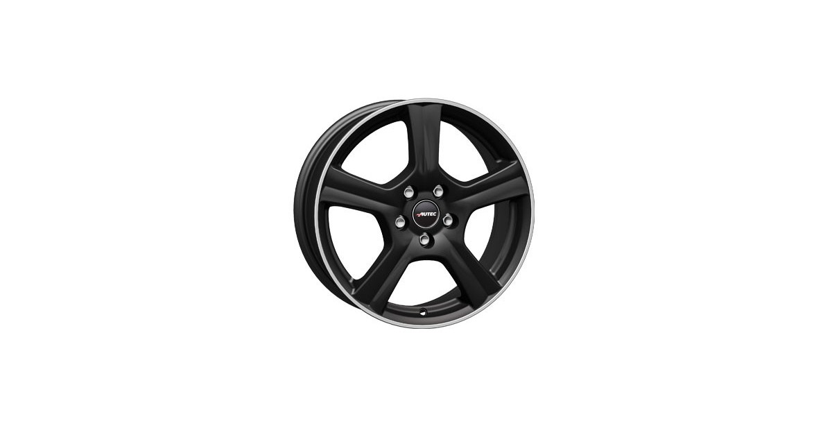 Jante ALU, Autec I/SMP/ET50 Schwarz matt poliert, 6X16 4/100 ET50, Alésage 60.1