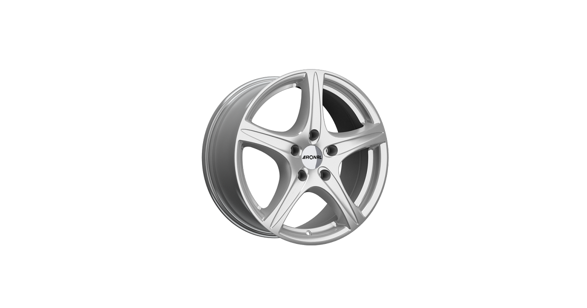 Jante ALU, Ronal R56/KS/ET45 KRISTALLSILBER, 7X17 5/112 ET45, Alésage 57.1