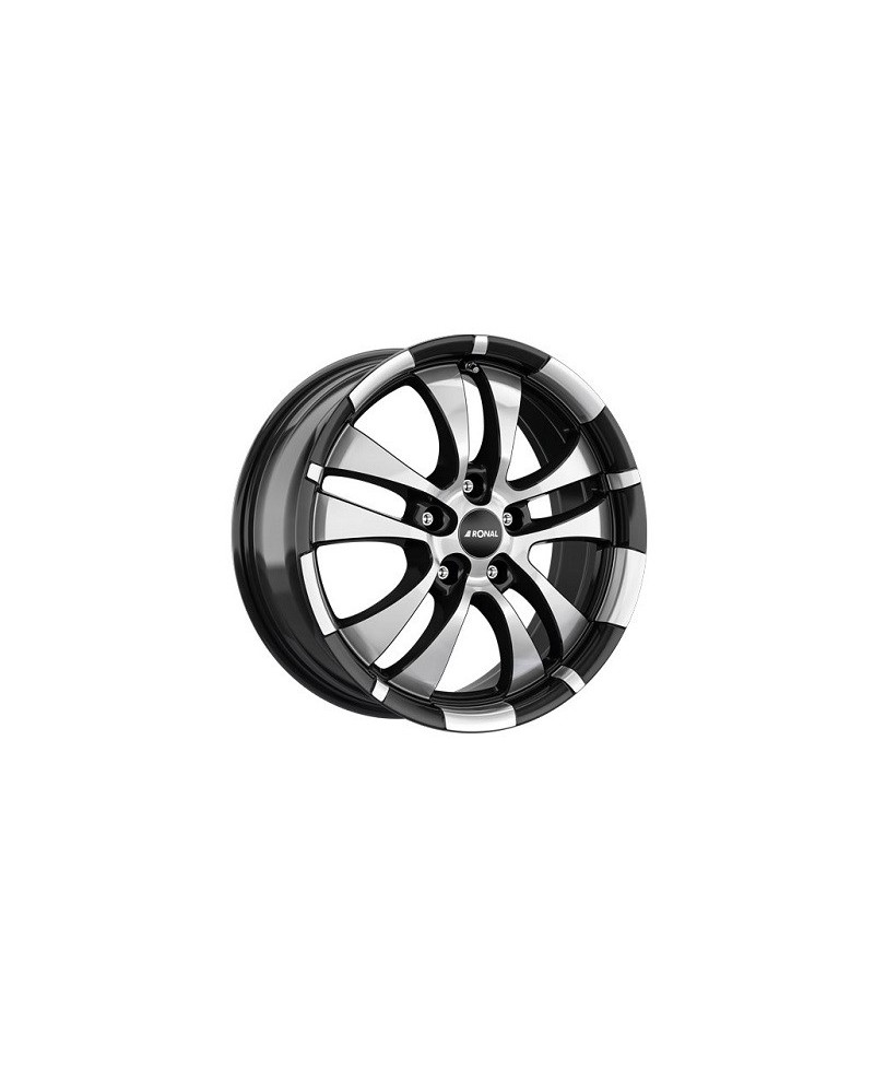 Jante ALU, Ronal R59/JBFK/ET50 JETBLACK-FRONTKOPIERT, 7.50X18 5/112 ET50, Alésage 76