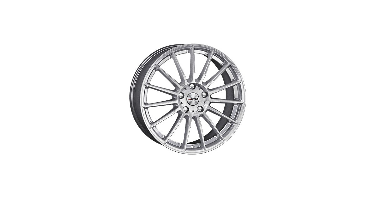 Jante ALU, Autec L/HSI/ET40 Hyper silber, 7.50X17 5/100 ET40, Alésage 60.1