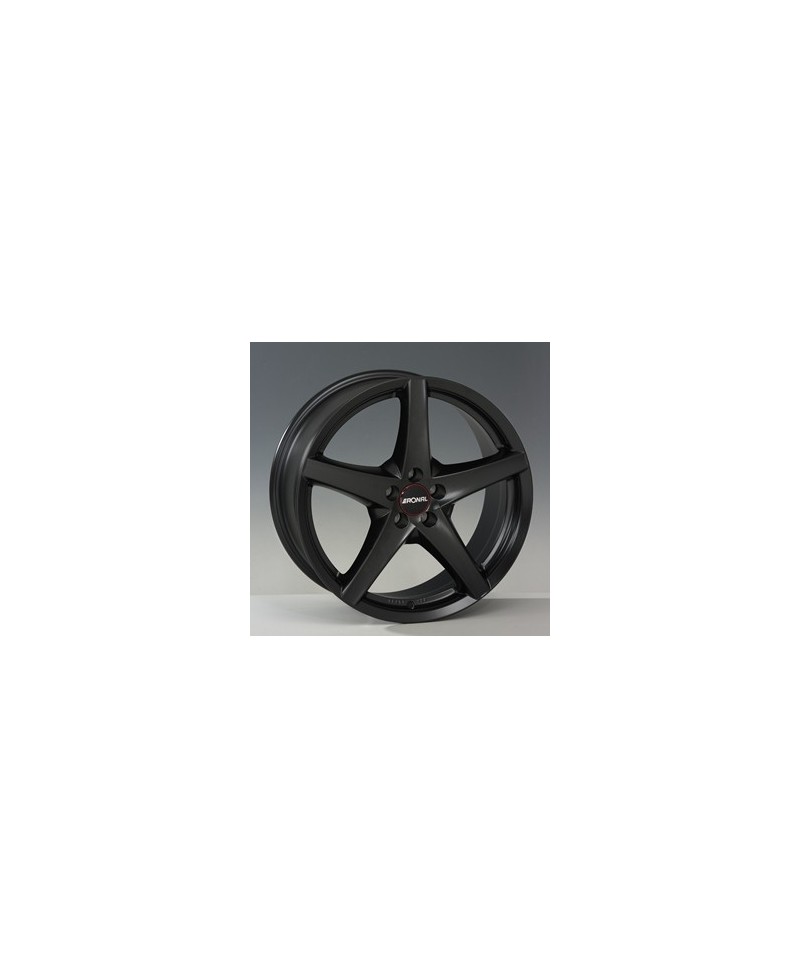 Jante ALU, Ronal R41/MS/ET38 MATTSCHWARZ, 7X16 5/100 ET38, Alésage 68