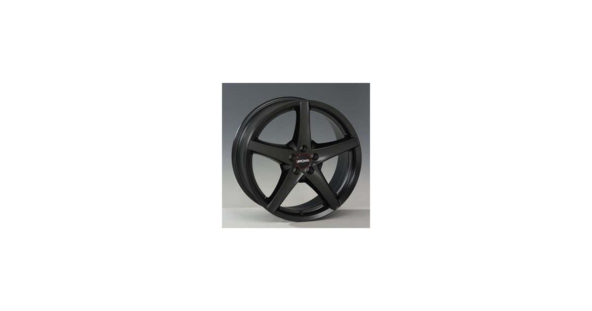 Jante ALU, Ronal R41/MS/ET38 MATTSCHWARZ, 7X16 5/100 ET38, Alésage 68