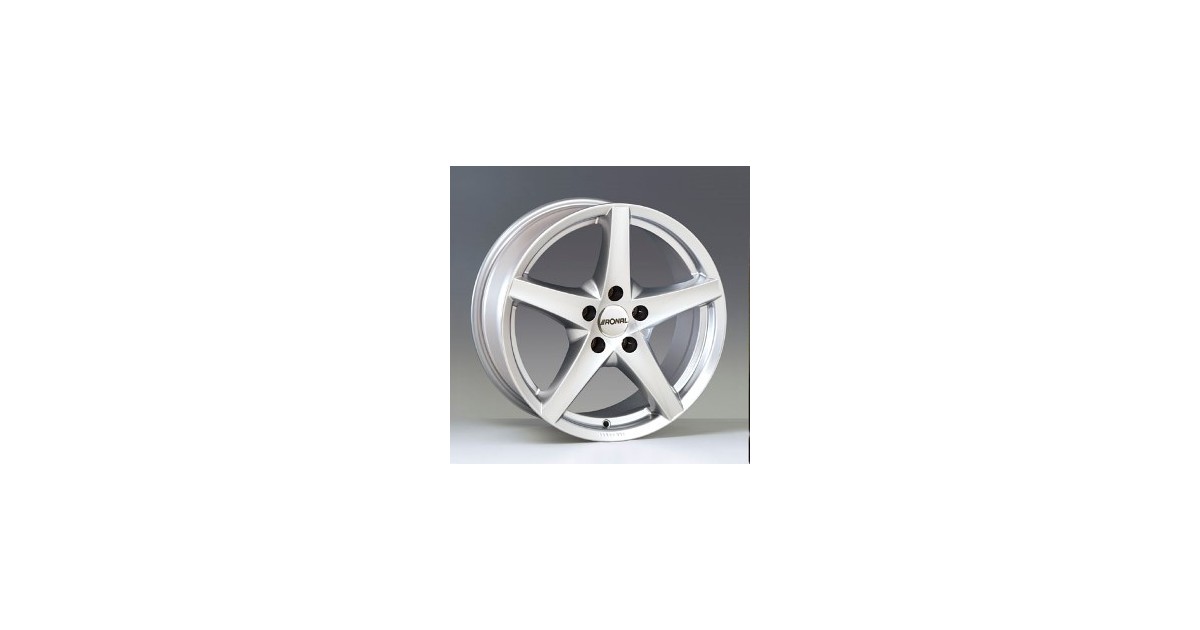 Jante ALU, Ronal R41/S/ET35 silber, 7X16 5/108 ET35, Alésage 76