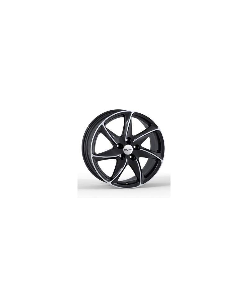 Jante ALU, Ronal R51T/JB-FC/ET45 jetblack-frontkopiert, 7X16 5/120 ET45, Alésage 72.6
