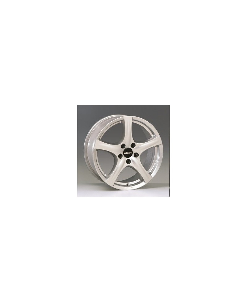 Jante ALU, Ronal R42/CS/ET45 kristallsilber, 7X17 5/112 ET45, Alésage 76