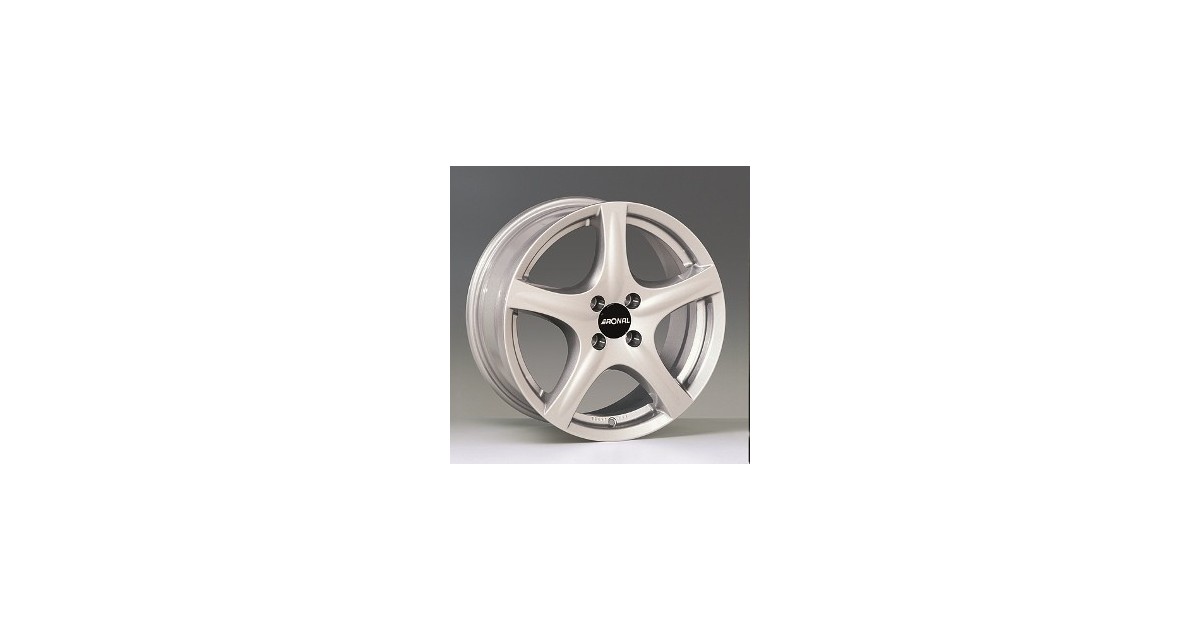Jante ALU, Ronal R42/CS/ET35 kristallsilber, 7X17 4/108 ET35, Alésage 76