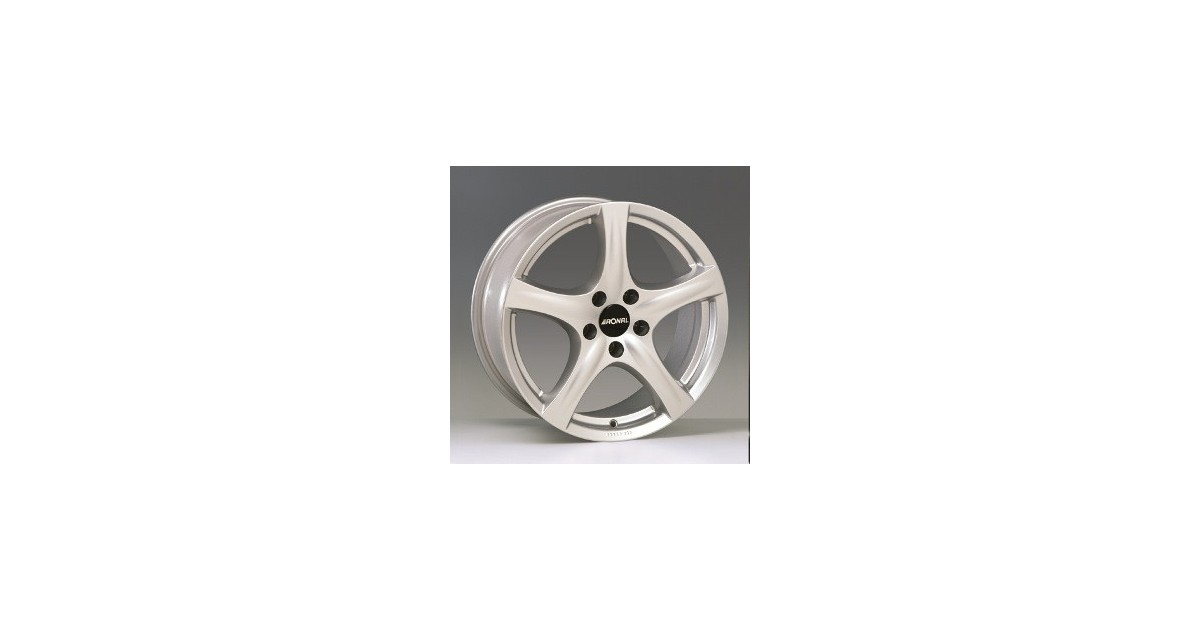 Jante ALU, Ronal R42/CS/ET40 kristallsilber, 7X17 5/114.30 ET40, Alésage 76