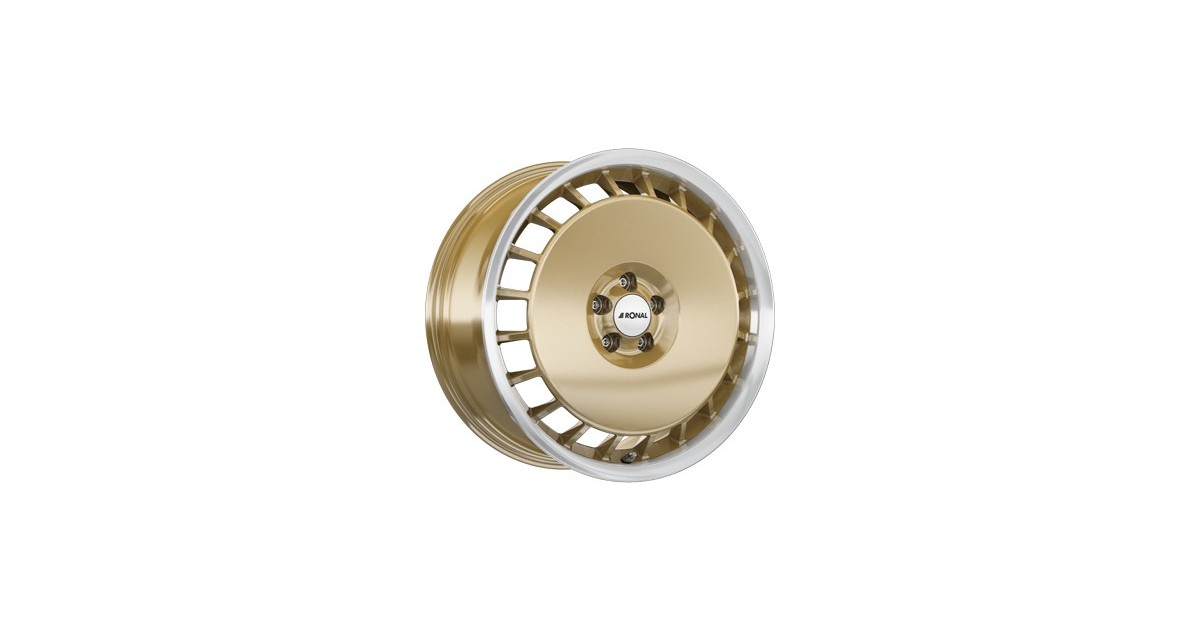 Jante ALU, Ronal R50/RGHP/ET50 RACING-GOLD-HORNKOPIERT, 8X18 5/120 ET50, Alésage 65.1