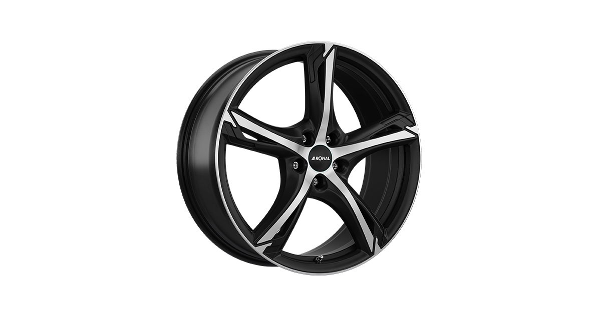 Jante ALU, Ronal R62 /JBMFK/ET35 JETBLACK-MATT-FRONTKOPIERT, 8.50X20 5/110 ET35, Alésage 65.1