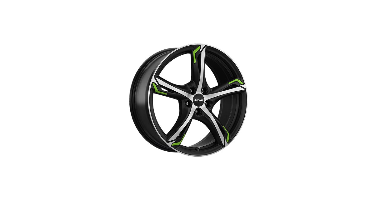 Jante ALU, Ronal R62GRE/JBMFK/50 JETBLACK-MATT-FRONTKOPIERT, 8.50X20 5/114.30 ET50, Alésage 82