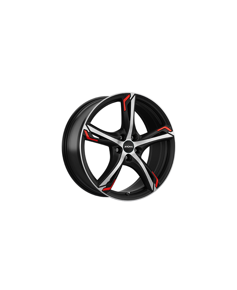 Jante ALU, Ronal R62RED/JBMFK/50 JETBLACK-MATT-FRONTKOPIERT, 8.50X20 5/114.30 ET50, Alésage 82
