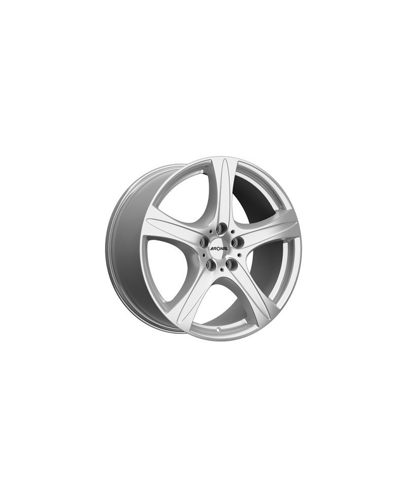 Jante ALU, Ronal R55/CS/ET45 kristallsilber, 8.50X18 5/108 ET45, Alésage 76