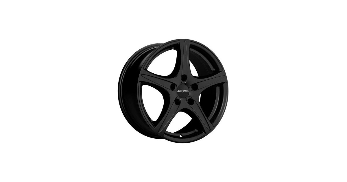 Jante ALU, Ronal R56/MB/ET35 MATTSCHWARZ, 8X18 5/110 ET35, Alésage 65.1