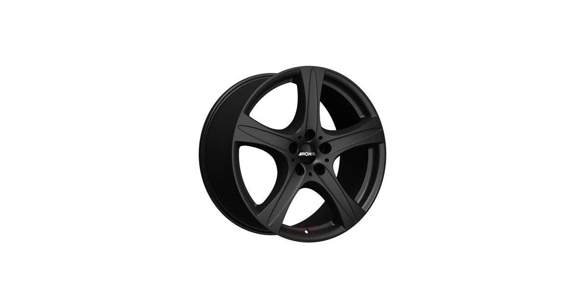 Jante ALU, Ronal R55SUV/MS/ET30 MATTSCHWARZ, 9X19 5/112 ET30, Alésage 76