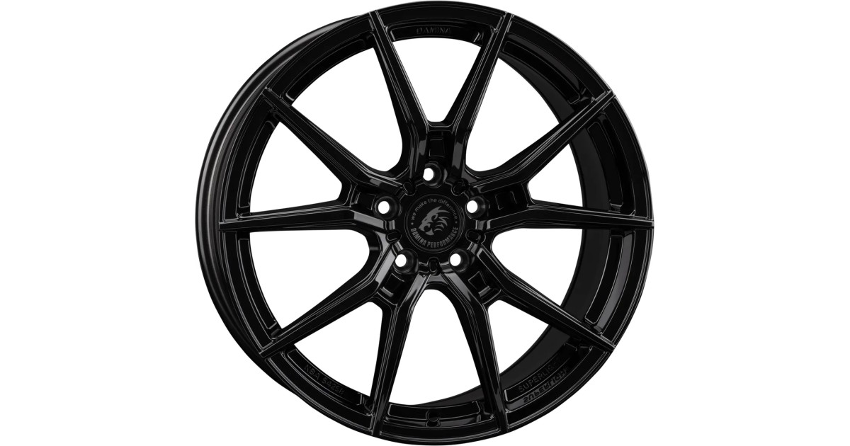 Jante ALU, DAMINA Performance DM13 Superlight black glossy 8.5X19 5/ 120 ET35, Alésage 72.6