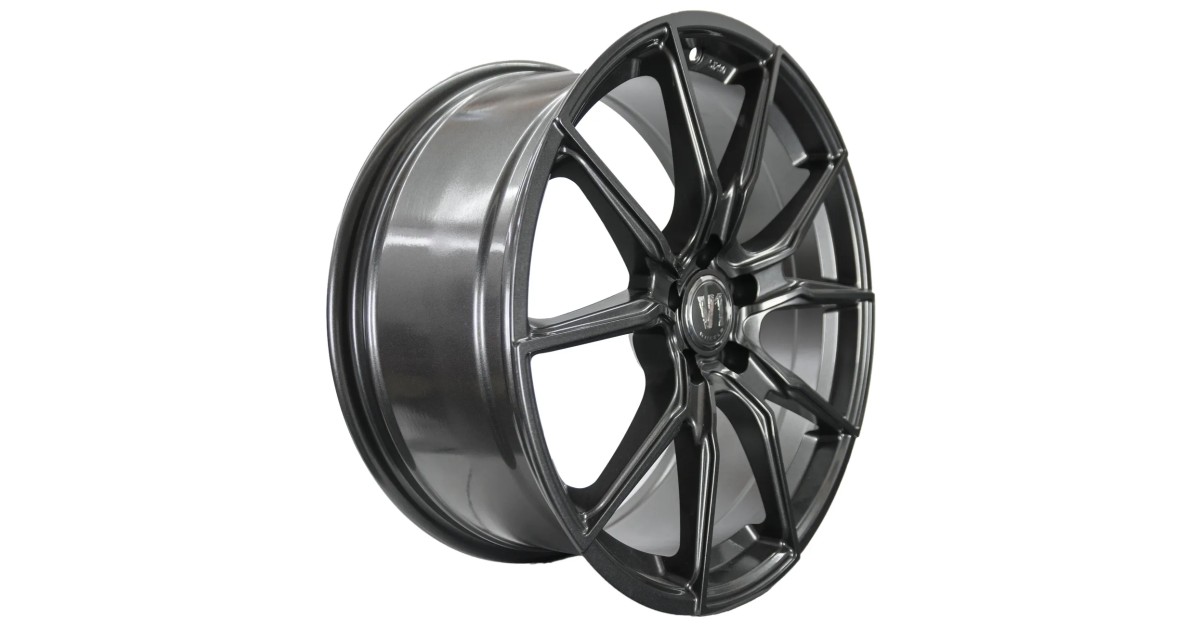 Jante ALU, V1 Wheels - V1 daytona grau lackiert 8.5X19 5/ 112 ET35 , Alésage 66.6