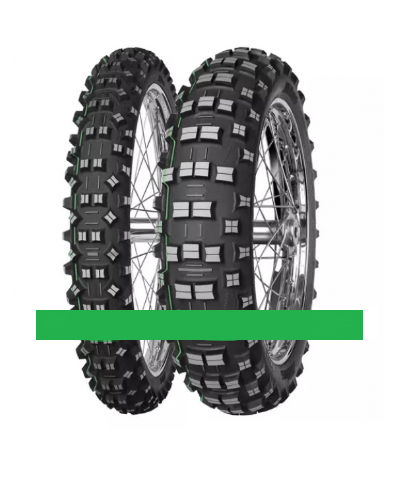 MITAS TERRA FORCE-EF SUPER LIGHT Rear 120/ 90 -18 65R  TT (Bande verte)