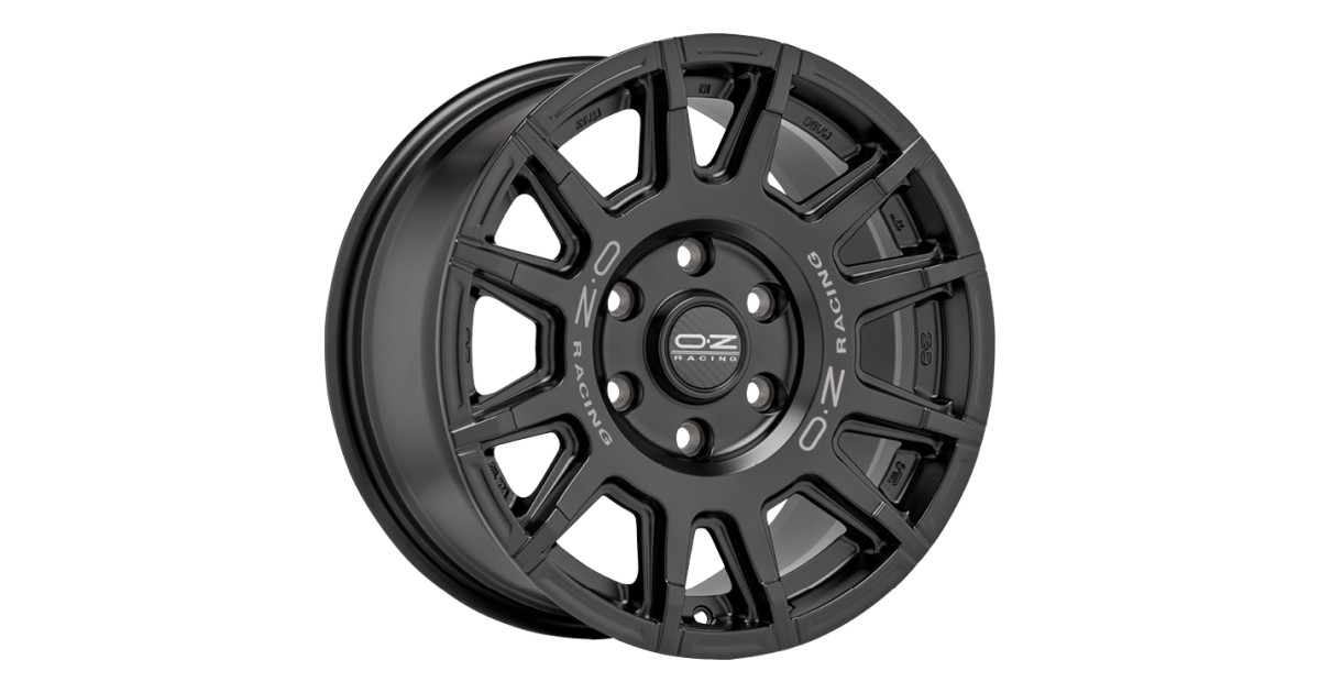 Jante ALU, OZ  Rally LEGEND MATT BLACK + DARK LETTER 8X17 6/ 139.7 ET25, Alésage 106.1