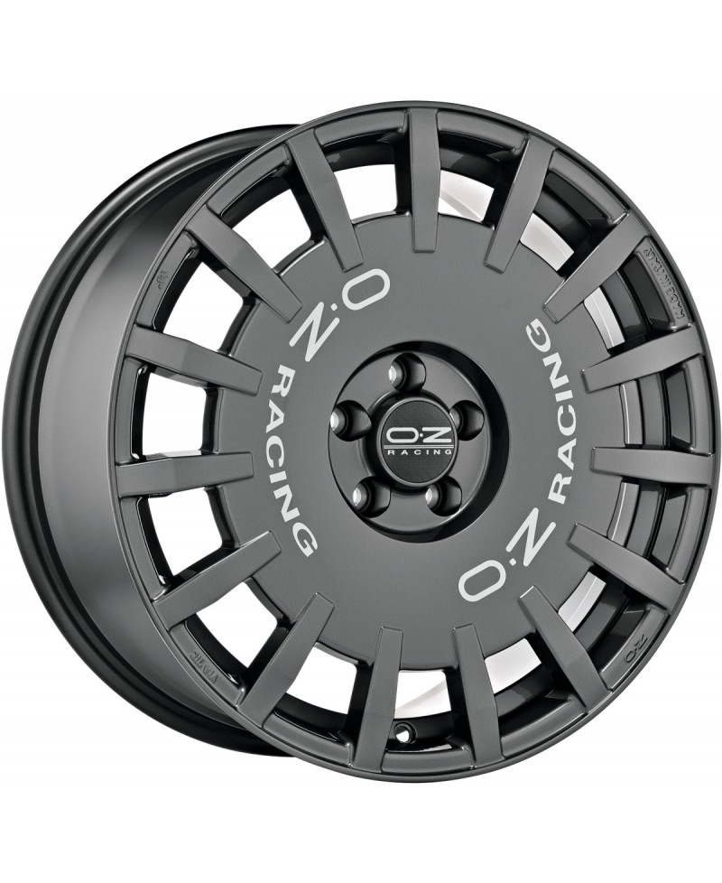 Jante ALU, OZ RALLY RACING DARK GRAPHITE SILVER LETTER  8X18 5/ 114.3 ET35, Alésage 75