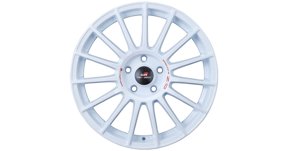 Jante ALU, OZ SUPERTURISMO TGR-WRT RACE WHITE + RED LETTER 8X18 5/ 114.3 ET45, Alésage 75