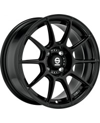 Jante Alu SPARCO FF1 Gloss black 7x17 4x100 ET44 , Alésage 63.3