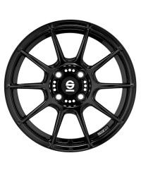 Jante Alu SPARCO FF1 Gloss black 7x17 4x100 ET44 , Alésage 63.3