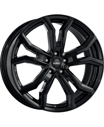Jante Alu Dezent TV black  7x17 5x108 ET46 , Alésage 65.1