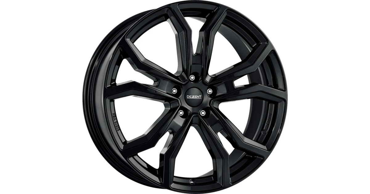 Jante Alu Dezent TV black  7x17 5x108 ET46 , Alésage 65.1