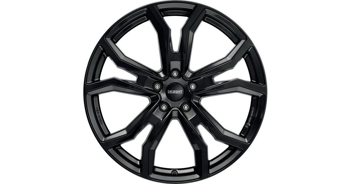 Jante Alu Dezent TV black  7x17 5x108 ET46 , Alésage 65.1