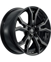 Jante Alu Dezent TV black  7x17 5x108 ET46 , Alésage 65.1