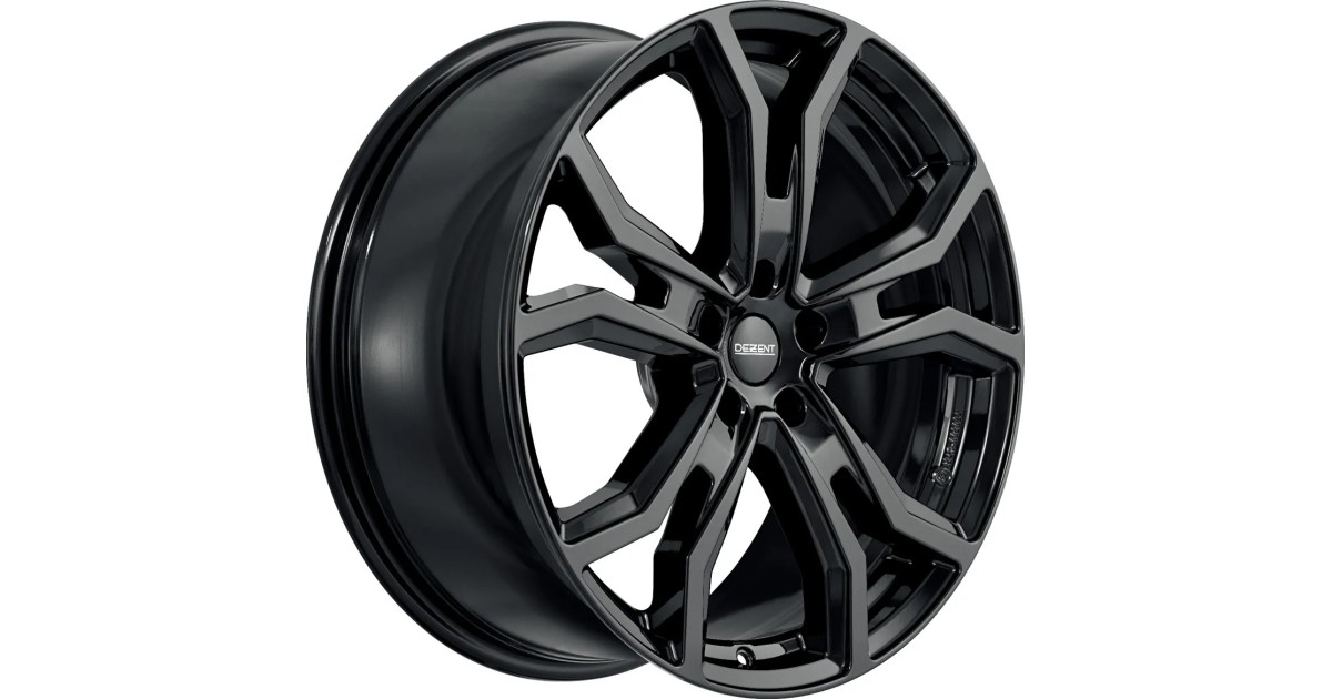 Jante Alu Dezent TV black  7x17 5x108 ET46 , Alésage 65.1