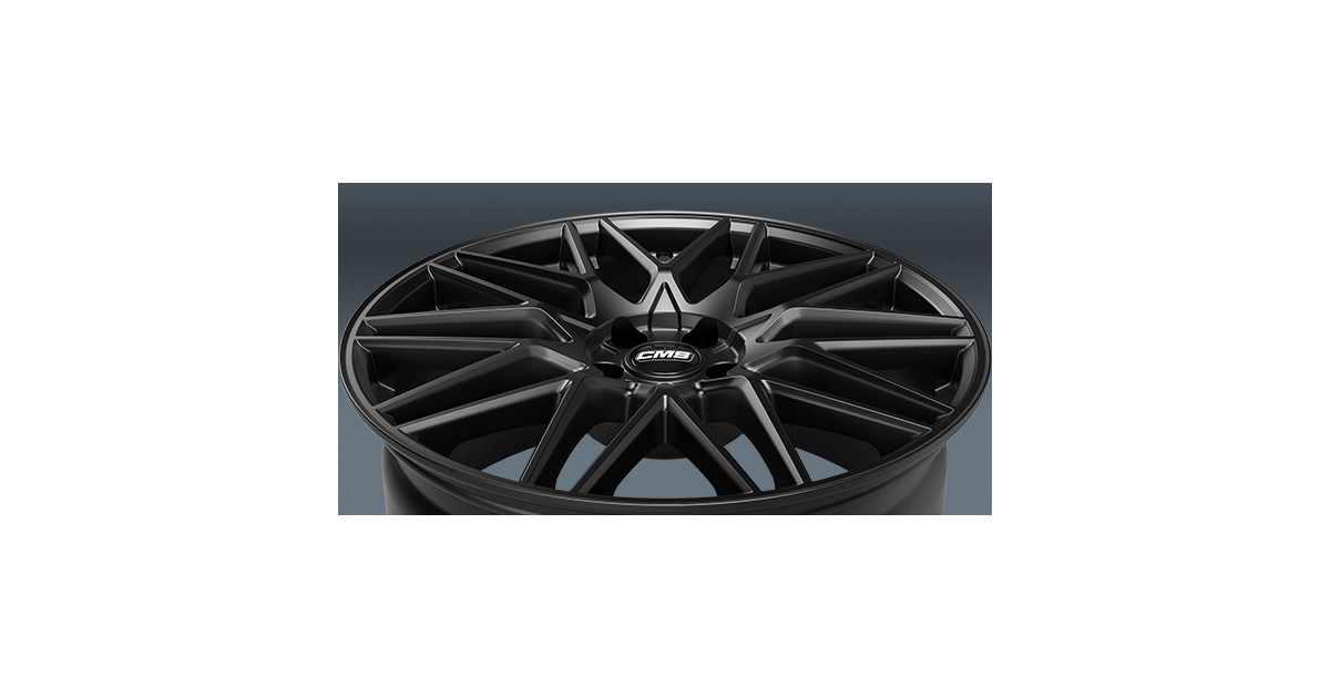 Jante ALU, CMS C25 Noir Mat, 7X17 4/ 100 ET38, Alésage 67.2R