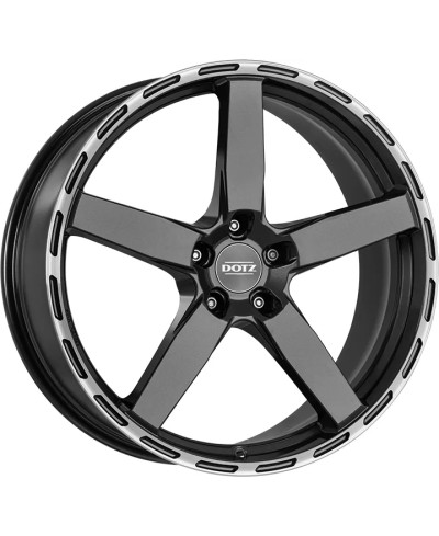 Jante ALU, Dotz  MarinaBay gunmetal , Polished lip 8X19 5/ 114.3 ET38, Alésage 71.6
