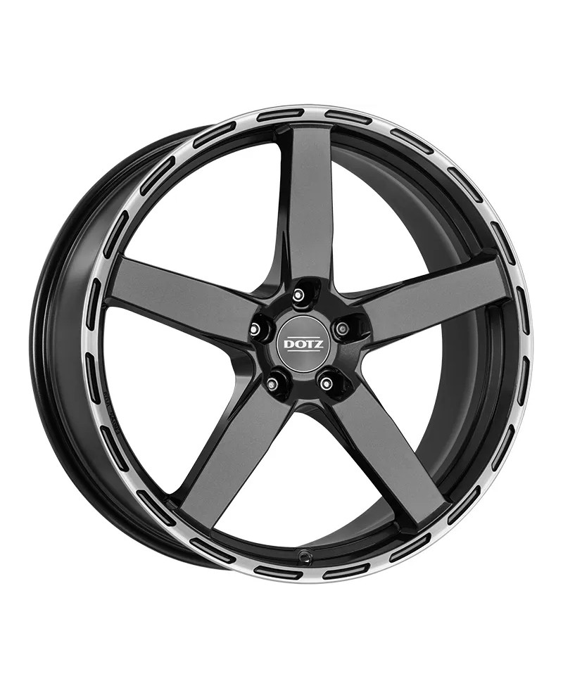Jante ALU, Dotz  MarinaBay gunmetal , Polished lip 8X19 5/ 114.3 ET38, Alésage 71.6
