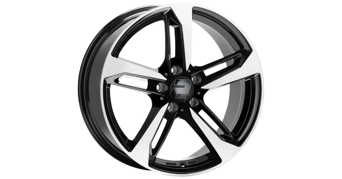 Jante ALU, Wheelworld - 2DRV WH36/ SP+  , Noir Face polie 8.5X19 5/ 112 ET30, Alésage 66.6