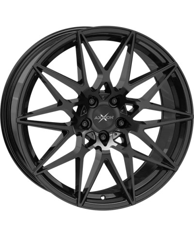 Jante ALU, Axxion AX9/ SW+ , Noir brillant 8.5X19 5/ 108 ET45, Alésage 72.6