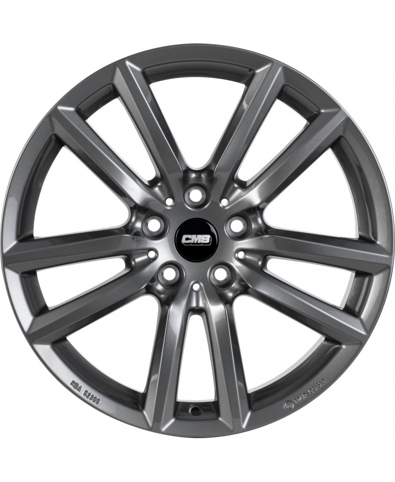 Jante ALU, CMS C27 Titane Brillant, 7.5X18 5/ 112 ET50, Alésage 57.1