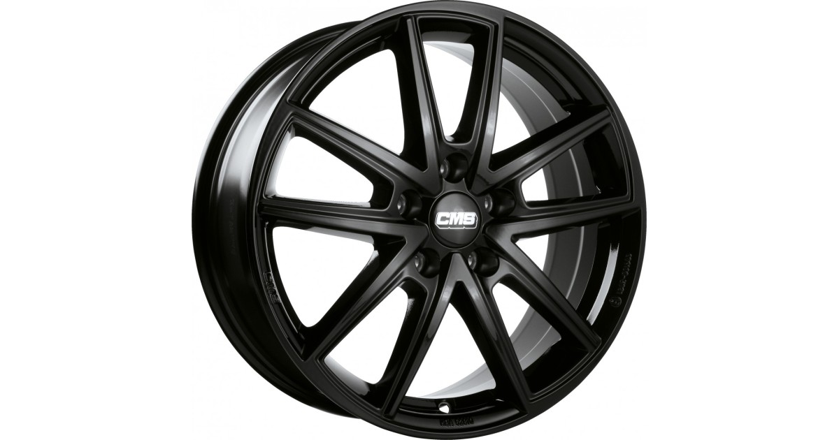 Jante ALU, CMS C30 Noir Brillant, 7.5X19 5/ 112 ET38, Alésage 66.6