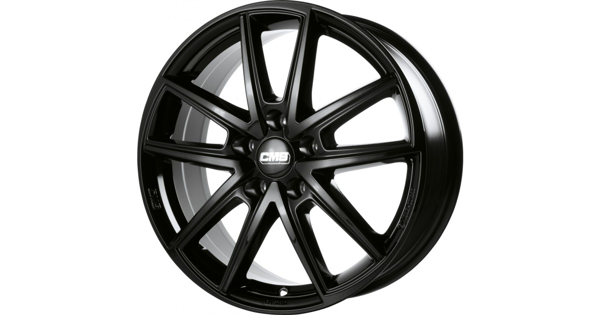 Jante ALU, CMS C30 Noir Brillant, 7.5X19 5/ 112 ET38, Alésage 66.6